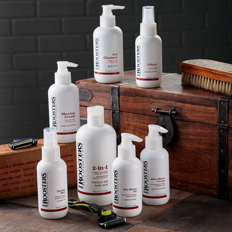 Roosters grooming products