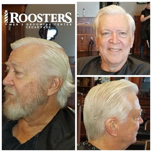 Roosters Austin hair photo