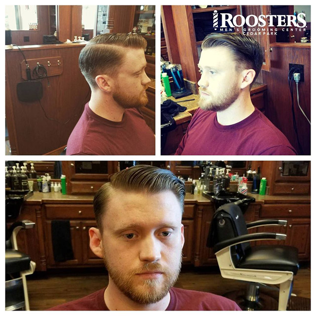 Roosters Austin hair photo